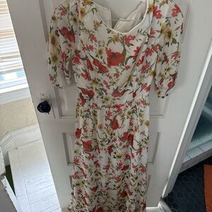Floral Print Women's Dress